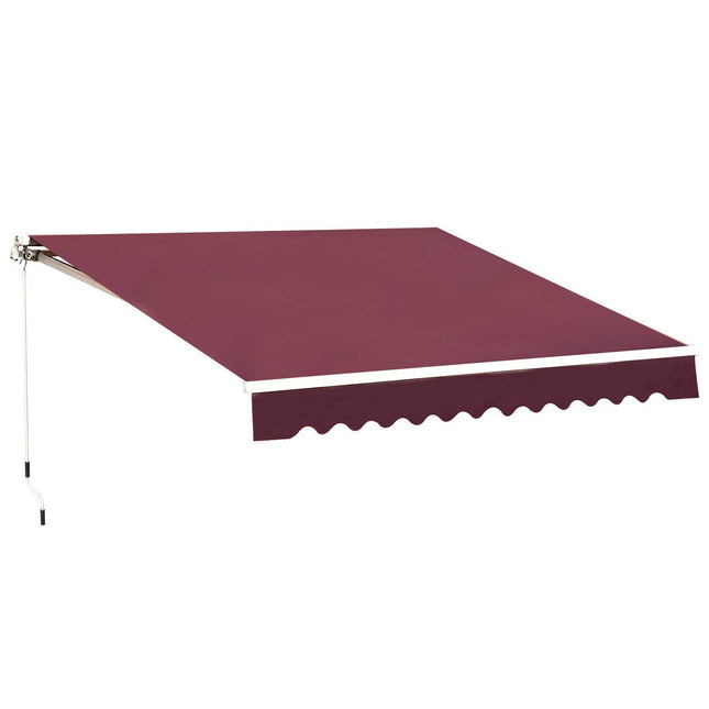 Gelenkarmmarkise, Bordeaux, 3x2,5M, Sonnenschutz