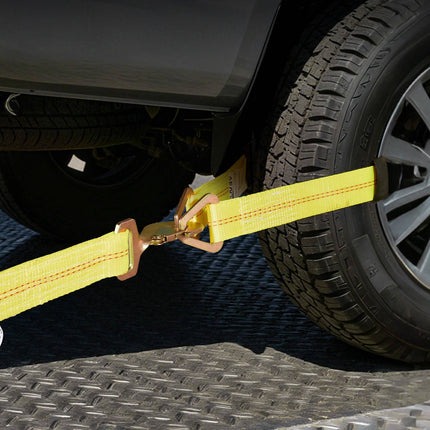 Axle Trailer Tie-Down Strap Kit, 3333 lb Working Load