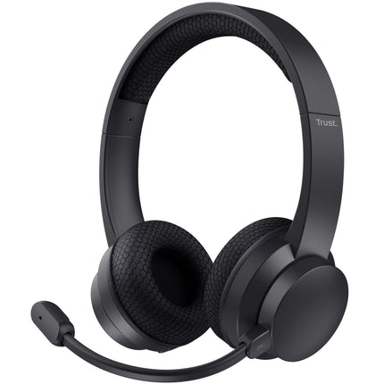 Ayda Wireless PC Headset Bluetooth ENC Black
