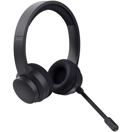 Ayda Wireless PC Headset Bluetooth ENC Black