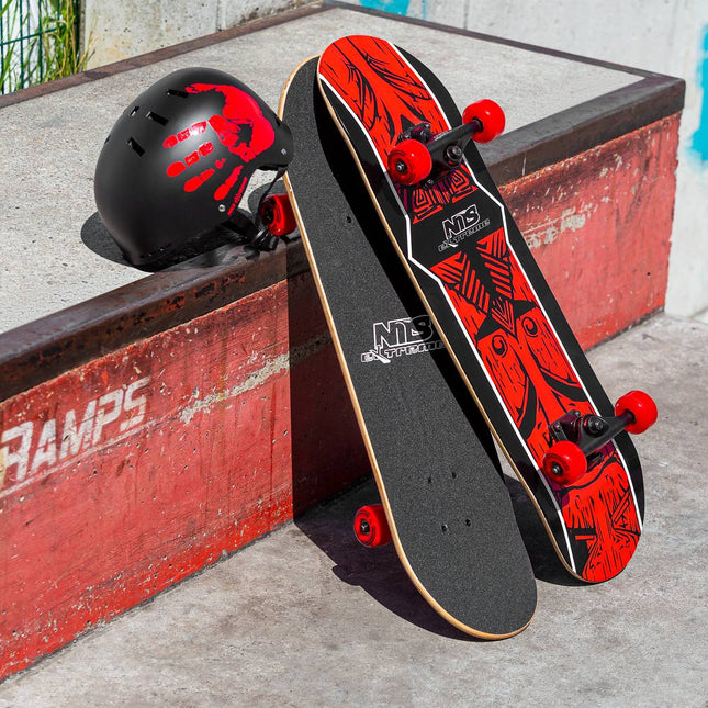 Skateboard Aztec, planche durable, Nils Extreme