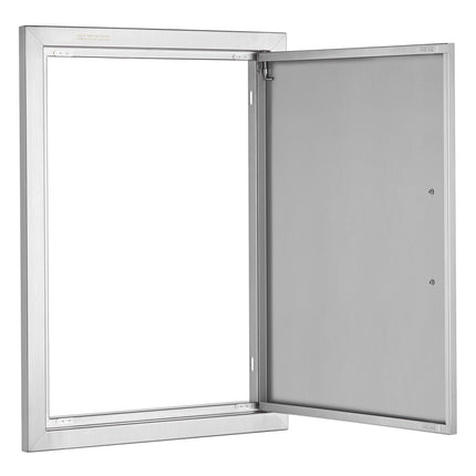BBQ Access Door 18x24 in, Stainless Steel Flush Mount