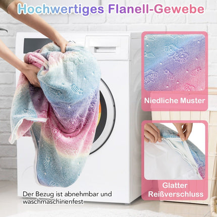 Bällebad mit abnehmbarem Bezug, 200 Bälle, Nachleuchtend