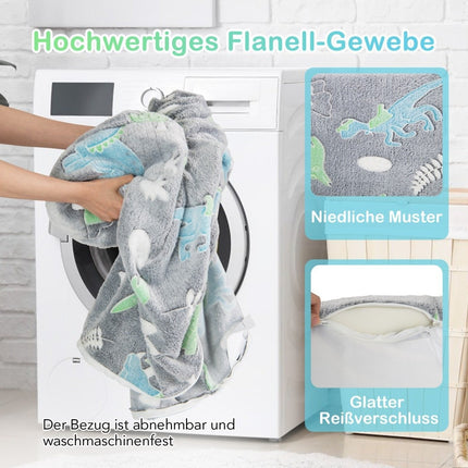 Bällebad für Babys mit abnehmbarem Bezug, nachleuchtend, 200 Bälle