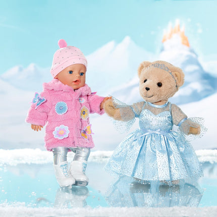Tenue bébé né princesse sur glace, 43 cm