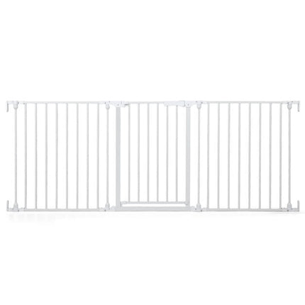 Babygitter, 3-teilig, Metall, zur Festmontage, 74,5–198 cm