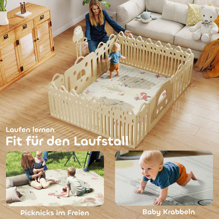 Baby-Spielmatte, Tiermuster, Schaumstoff, 1,5 cm dick