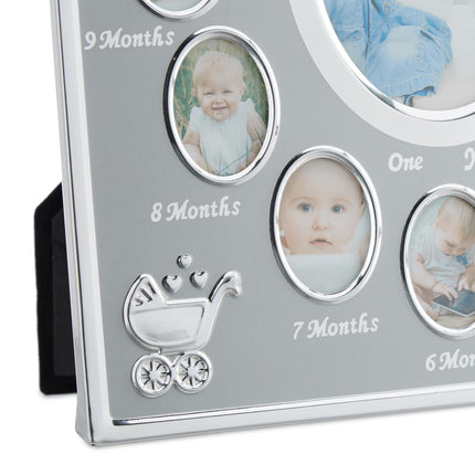 Cadre photo bébé « La première année »