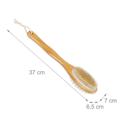 Brosse arrière double face