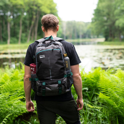 Rucksack, 45L, Schwarz, Touristisch