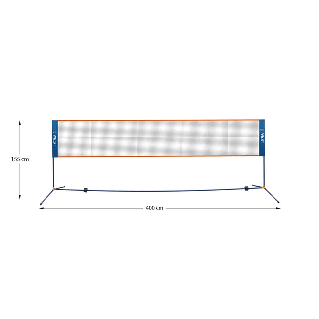 Badmintonnetz 400cm – Vollabdeckung