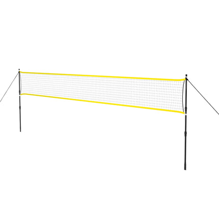 Filet de badminton avec poteaux télescopiques, 600 x 60 cm, couverture intégrale
