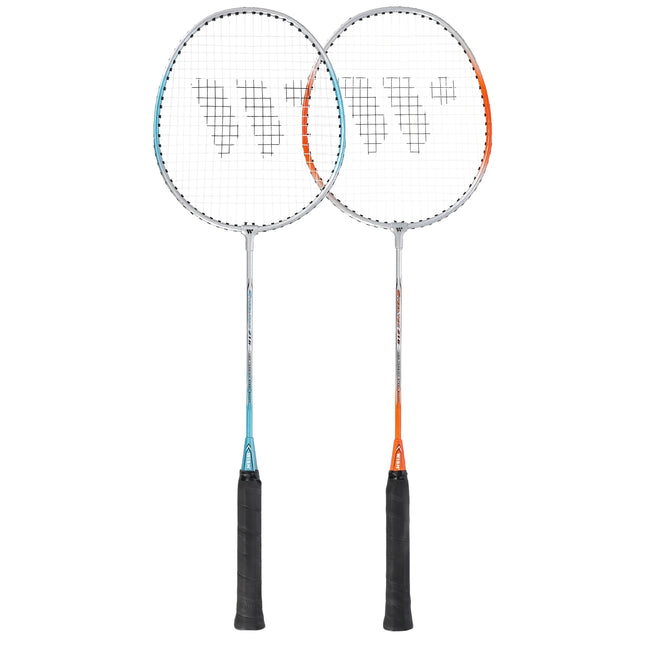 Badmintonschläger-Set mit 3 Federbällen