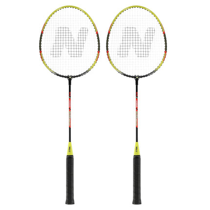 Badminton-Set – 2 Schläger, 3 Federbälle, Hülle