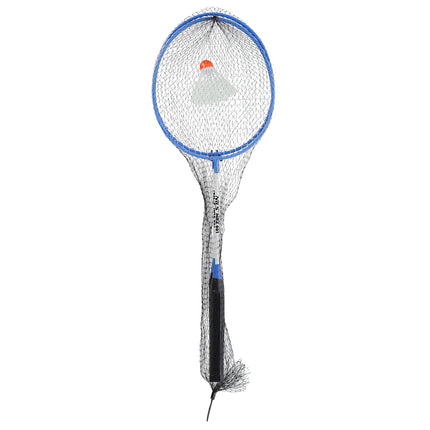Ensemble de badminton - 2 raquettes, bleu, volants inclus
