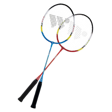 Ensemble de badminton - 2 raquettes, volants inclus