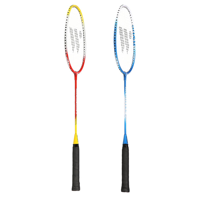 Ensemble de badminton - 2 raquettes, volants inclus