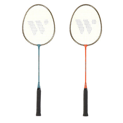 Ensemble de badminton - 2 raquettes, volants inclus