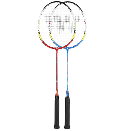 Ensemble de badminton - 2 raquettes, volants inclus