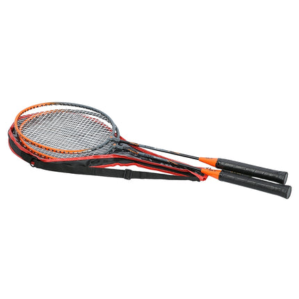 Ensemble de badminton, 2 raquettes en acier avec housse