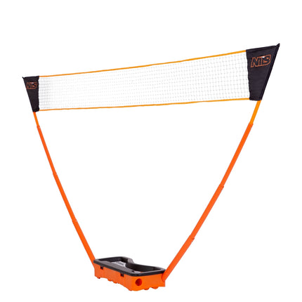 Badminton-Set mit 2 Schlägern, 2 Federbällen, Netz & Tasche