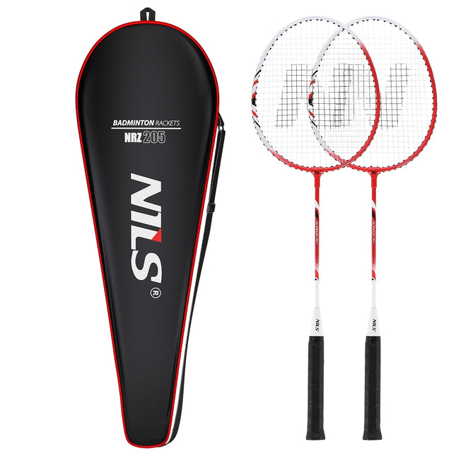 Badminton-Set mit Aluminiumschlägern und Hülle