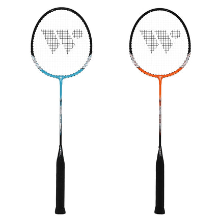 Badminton-Set mit Federbällen und Schlägern
