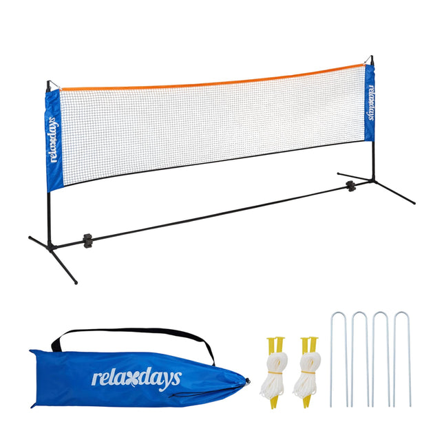 Badmintonnetz mit verstellbarer Höhe