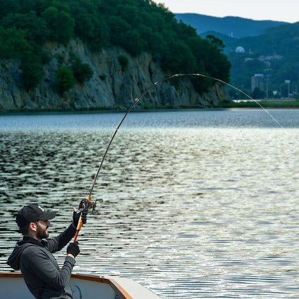 Baitcasting Rod and Reel Combo, 7 ft IM7 Carbon, 7.0:1