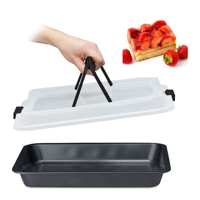 Plaque de cuisson avec couvercle, 3 en 1