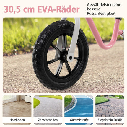 Laufrad, verstellbarer Sitz & Lenker, 12-Zoll-Räder