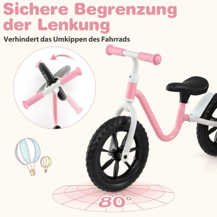 Laufrad, verstellbarer Sitz & Lenker, 12-Zoll-Räder