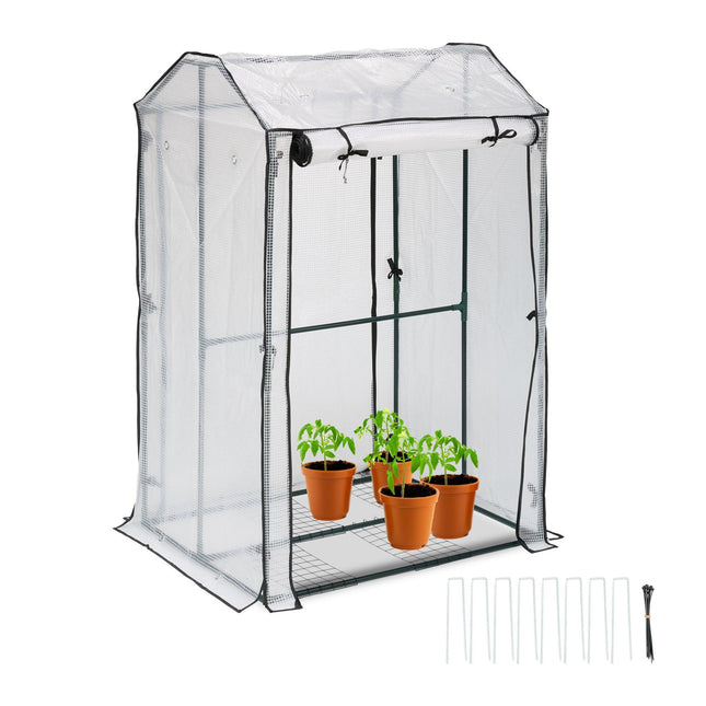 Serre de balcon avec 4 étagères