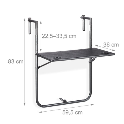 Balkontisch klappbar