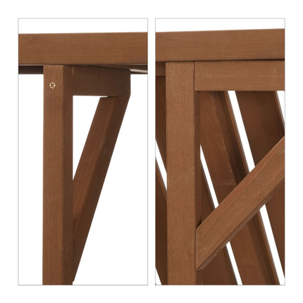 Table de balcon suspendue en bois