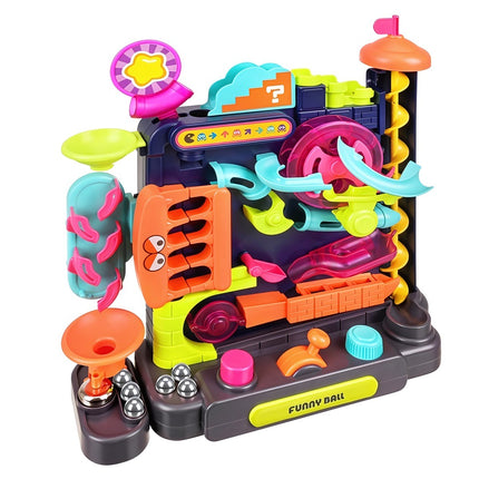 Ball Track Puzzle Game for Children with Joystick, 6 Metal Balls