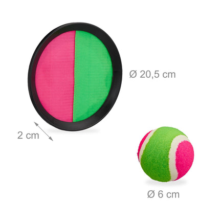 Ballspiel mit Klettverschluss