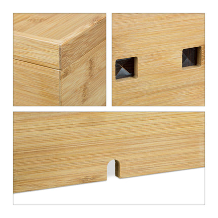 Bambus-Kabelbox