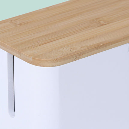 Bambus-Kabelbox – Für 6-fach-Steckerleiste, Magnetdeckel