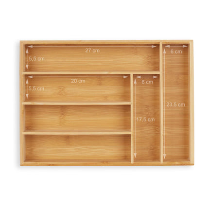 Besteckkasten Bambus 25,5 x 35,5 cm