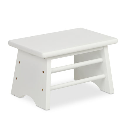 Repose-pieds en bambou - Blanc, durable, polyvalent