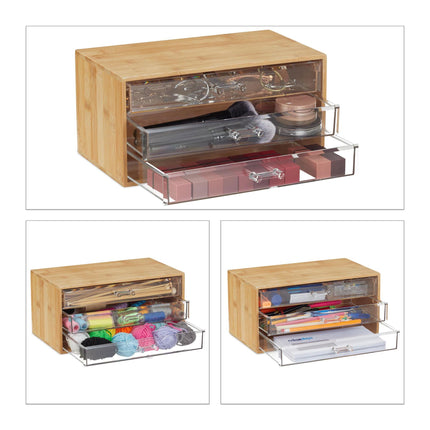 Bambus Make-up-Organizer