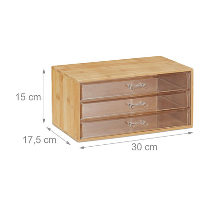 Bambus Make-up-Organizer