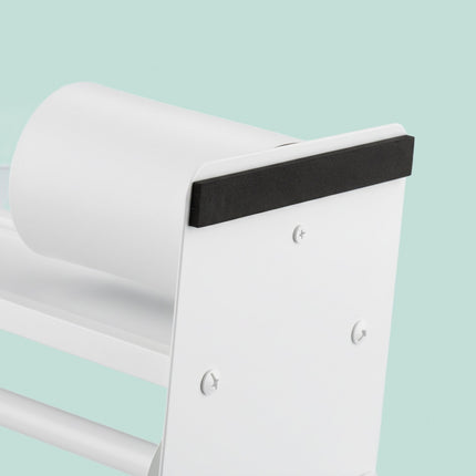 Porte-rouleau de papier toilette en bambou et métal - Autoportant