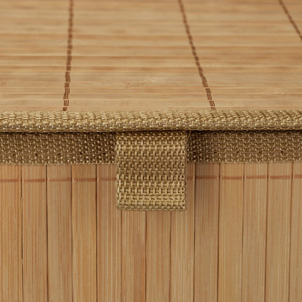 Lot de 2 boîtes de rangement en bambou - Multifonctions avec couvercles