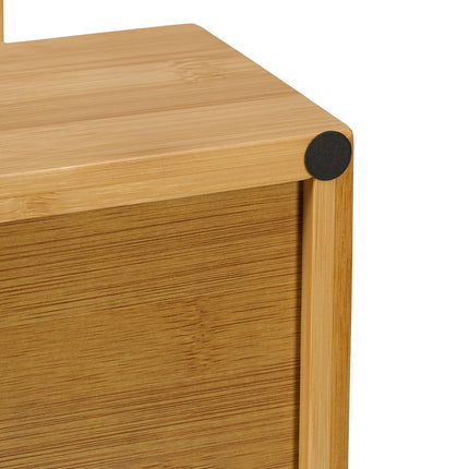 Bambus-Ablageregal – 3-stöckig, Rattan-Design