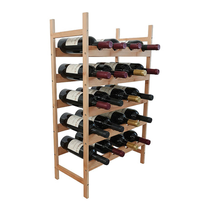 Casier à vin en bambou pour la cuisine et le bar à domicile