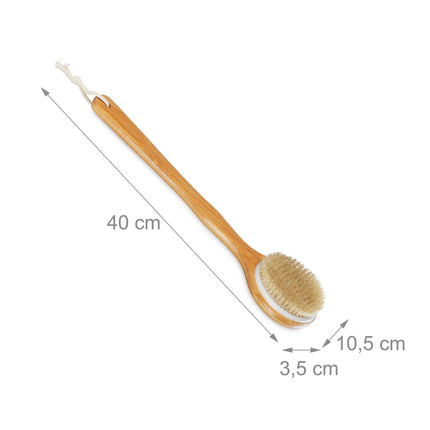 Brosse arrière en bambou