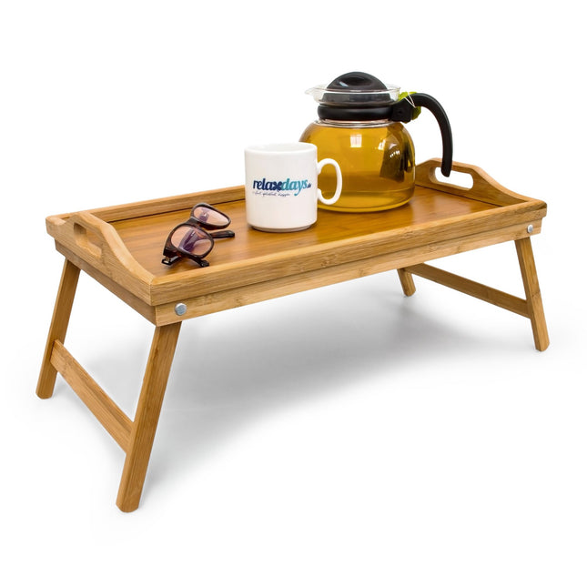 Plateau de lit en bambou