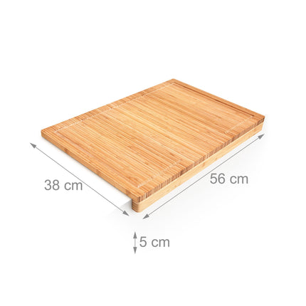 Bamboo cutting board with Juice Groove